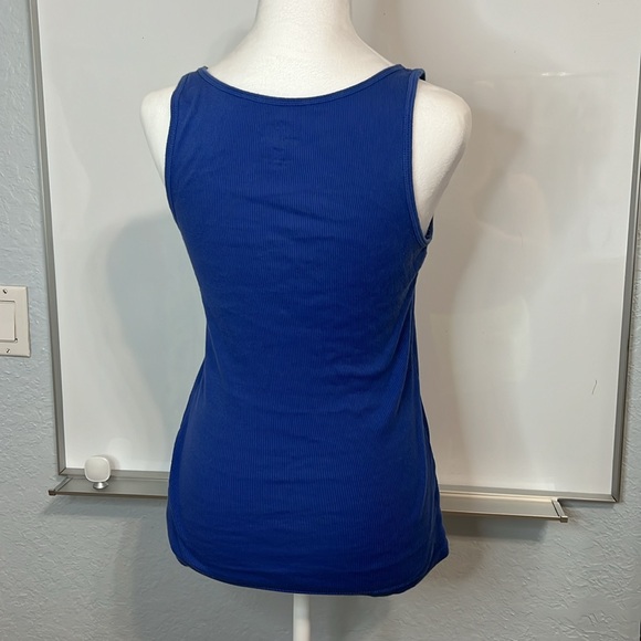 Old Navy Ribbed Tank Small Blue - Picture 2 of 5